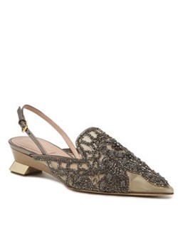 Alberta Ferretti Sandały 23151A6603 8224 Szary - id: 0000302680535 - marki Alberta Ferretti - 159012424 Alberta Ferretti Sandały 23151A6603 8224 Szary ze sklepu MODIVO w kategorii Balerinki - zdjęcie 159012424