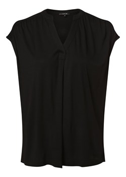 Opus Koszulka damska Kobiety Dżersej czarny jednolity ze sklepu vangraaf w kategorii Bluzki damskie - zdjęcie 159012644