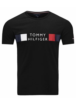 Koszulka Tommy Hilfiger RWB Stripe Tee czarna ze sklepu DRESSU w kategorii T-shirty męskie - zdjęcie 159019314