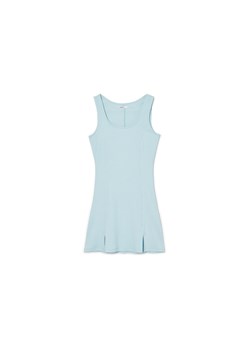 Cropp - Błękitna sukienka - błękitny ze sklepu Cropp w kategorii Sukienki - zdjęcie 159066380