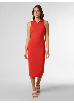 HUGO Sukienka damska Kobiety wiskoza czerwony jednolity ze sklepu vangraaf w kategorii Sukienki - zdjęcie 159081160