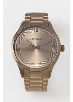 Calvin Klein zegarek męski kolor brązowy ze sklepu ANSWEAR.com w kategorii Zegarki - zdjęcie 159082052