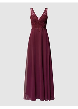 Sukienka wieczorowa z dekoltem w serek ze sklepu Peek&Cloppenburg  w kategorii Sukienki - zdjęcie 159084792