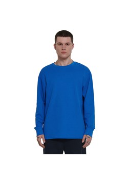 Cropp - Niebieska koszulka z długim rękawem basic - niebieski ze sklepu Cropp w kategorii T-shirty męskie - zdjęcie 159088994