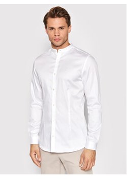Jack&Jones PREMIUM Koszula Parma 12208592 Biały Slim Fit ze sklepu MODIVO w kategorii Koszule męskie - zdjęcie 159095751