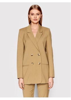 Gestuz Marynarka Paulagz 10905913 Brązowy Loose Fit ze sklepu MODIVO w kategorii Marynarki damskie - zdjęcie 159095824