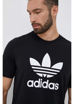 adidas Originals t-shirt bawełniany kolor czarny z nadrukiem ze sklepu ANSWEAR.com w kategorii T-shirty męskie - zdjęcie 159097963