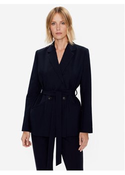 Tommy Hilfiger Marynarka WW0WW36923 Granatowy Relaxed Fit ze sklepu MODIVO w kategorii Marynarki damskie - zdjęcie 159099843