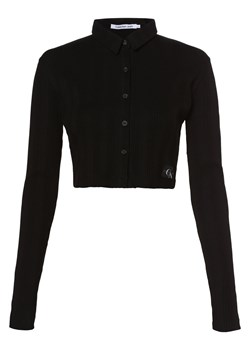 Calvin Klein Jeans Wdzianko Kobiety Bawełna czarny jednolity ze sklepu vangraaf w kategorii Swetry damskie - zdjęcie 159104311