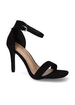 Sandały Vinceza 23-20166BK Czarne zamsz ze sklepu Arturo-obuwie w kategorii Sandały damskie - zdjęcie 159105124