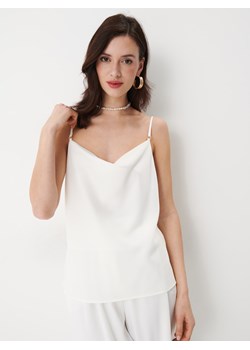 Mohito - Top na cienkich ramiączkach - Biały ze sklepu Mohito w kategorii Bluzki damskie - zdjęcie 159113361