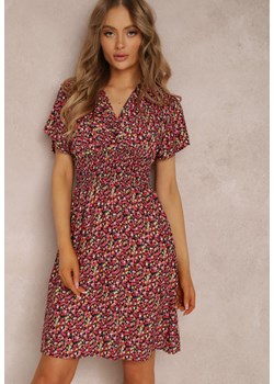 Granatowa Sukienka Platachus ze sklepu Renee odzież w kategorii Sukienki - zdjęcie 159113430