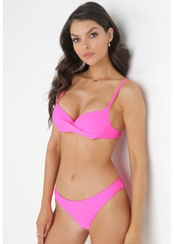 Różowe Bikini z Regulowanymi Ramiączkami Mesoma ze sklepu Born2be Odzież w kategorii Stroje kąpielowe - zdjęcie 159133171