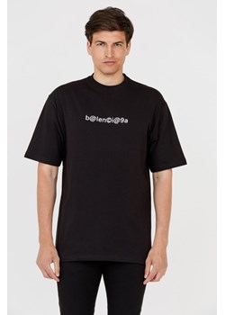 BALENCIAGA - T-shirt czarny ze sklepu outfit.pl w kategorii T-shirty męskie - zdjęcie 159152840