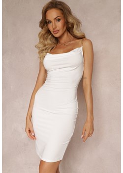 Biała Sukienka Endica ze sklepu Renee odzież w kategorii Sukienki - zdjęcie 159161151