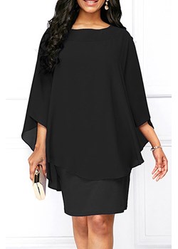 Sukienka BARFELDA BLACK ze sklepu Ivet Shop w kategorii Sukienki - zdjęcie 159167212
