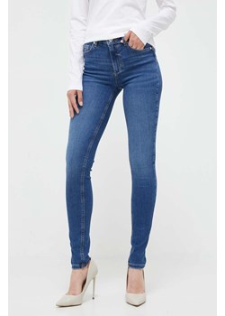 Liu Jo jeansy damskie kolor niebieski ze sklepu ANSWEAR.com w kategorii Jeansy damskie - zdjęcie 159168773