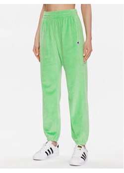Champion Spodnie dresowe 116257 Zielony Regular Fit ze sklepu MODIVO w kategorii Spodnie damskie - zdjęcie 159175182