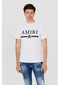 AMIRI - T-shirt biały ze sklepu outfit.pl w kategorii T-shirty męskie - zdjęcie 159175221