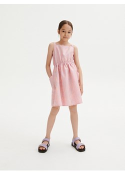 Reserved - Sukienka z wycięciem na plecach - różowy ze sklepu Reserved w kategorii Sukienki dziewczęce - zdjęcie 159182974