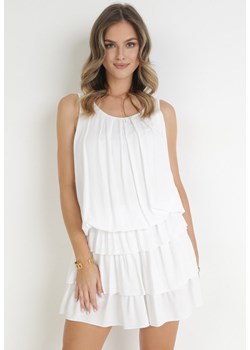 Biała Sukienka Sonash ze sklepu Born2be Odzież w kategorii Sukienki - zdjęcie 159195424