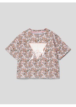 T-shirt z wzorem na całej powierzchni ze sklepu Peek&Cloppenburg  w kategorii Bluzki dziewczęce - zdjęcie 159195951