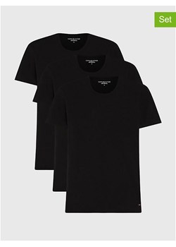 Tommy Hilfiger Koszulki (3 szt.) w kolorze czarnym ze sklepu Limango Polska w kategorii T-shirty męskie - zdjęcie 159203302