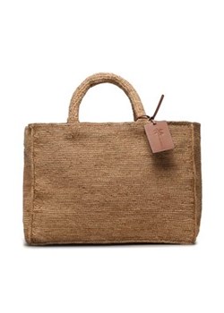 Manebi Torebka Sunset Bag Large V 2.2 AB Beżowy ze sklepu MODIVO w kategorii Torby Shopper bag - zdjęcie 159204112