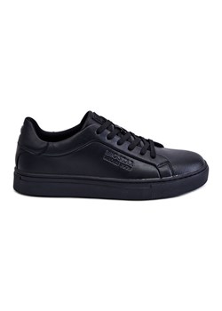 Męskie Buty Sportowe Memory Foam Big Star LL174194 Czarne ze sklepu ButyModne.pl w kategorii Trampki męskie - zdjęcie 159216423