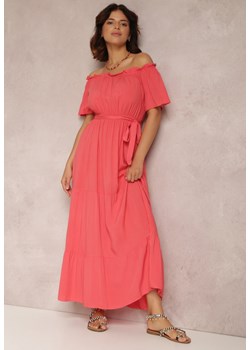 Ciemnoróżowa Sukienka Amiphiphae ze sklepu Renee odzież w kategorii Sukienki - zdjęcie 159220232