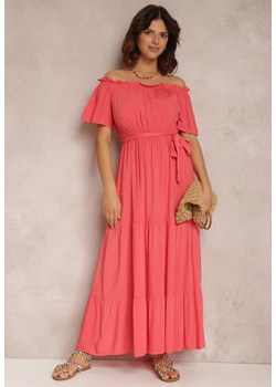 Ciemnoróżowa Sukienka Amiphiphae ze sklepu Renee odzież w kategorii Sukienki - zdjęcie 159220233