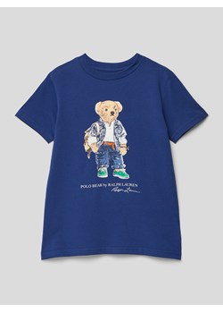 T-shirt z bawełny z nadrukiem z motywem ze sklepu Peek&Cloppenburg  w kategorii T-shirty chłopięce - zdjęcie 159220731