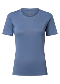brookshire T-shirt damski Kobiety Bawełna niebieski jednolity ze sklepu vangraaf w kategorii Bluzki damskie - zdjęcie 159226074