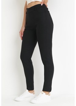 Czarne Spodnie Skinny z Wysokim Stanem Ninga ze sklepu Born2be Odzież w kategorii Spodnie damskie - zdjęcie 159226523