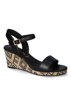 Sandały Tamaris 1-28009-20/001 Czarne ze sklepu Arturo-obuwie w kategorii Sandały damskie - zdjęcie 159230600