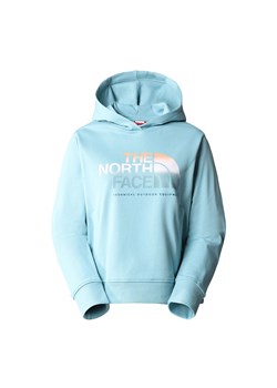 Bluza The North Face D2 Graphic Crop Hoodie 0A83FGLV21 - niebieska ze sklepu streetstyle24.pl w kategorii Bluzy damskie - zdjęcie 159234610