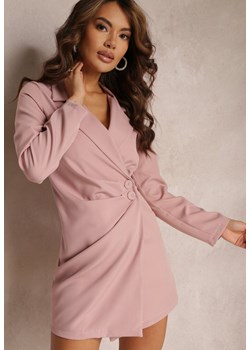 Jasnoróżowa Sukienka Semiche ze sklepu Renee odzież w kategorii Sukienki - zdjęcie 159242101