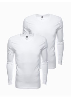 Zestaw longsleeve męski V-NECK - mix 2-pak V3 Z41 ze sklepu ombre w kategorii T-shirty męskie - zdjęcie 159246201