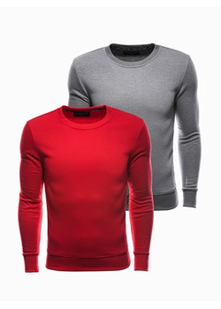 Zestaw bluz bawełnianych bez kaptura 2-pak - mix V3 Z34 ze sklepu ombre w kategorii Swetry męskie - zdjęcie 159249073