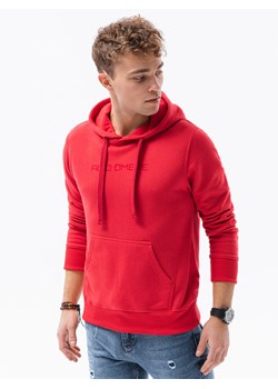Bluza męska w mocnych kolorach - czerwona V4 B1351 ze sklepu ombre w kategorii Bluzy męskie - zdjęcie 159252913