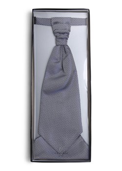 Wilvorst Męski plastron i poszetka Mężczyźni Regular Fit niebieski wzorzysty ze sklepu vangraaf w kategorii Krawaty - zdjęcie 159257864