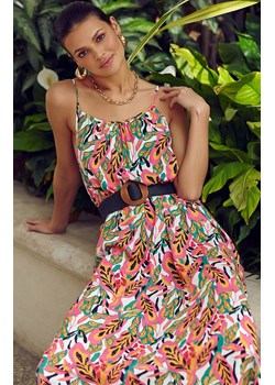 Top Secret sukienka damska printowana na cienkich ramiączkach SSU4363, Kolor różowo-biały, Rozmiar 34/36, Top Secret ze sklepu Primodo w kategorii Sukienki - zdjęcie 159261530