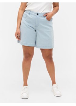 Zizzi Szorty jeansowe J10886B Niebieski Regular Fit ze sklepu MODIVO w kategorii Szorty - zdjęcie 159301853