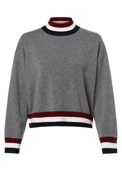 Tommy Hilfiger Sweter damski z dodatkiem kaszmiru Kobiety Wełna jasny szary marmurkowy ze sklepu vangraaf w kategorii Swetry damskie - zdjęcie 159313990