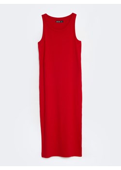 Sukienka damska midi czerwona Maxinassara 603 ze sklepu Big Star w kategorii Sukienki - zdjęcie 159317714