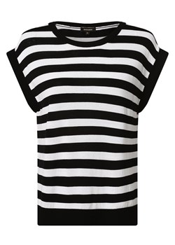 More & More T-shirt damski Kobiety wiskoza czarny w paski ze sklepu vangraaf w kategorii Bluzki damskie - zdjęcie 159318013