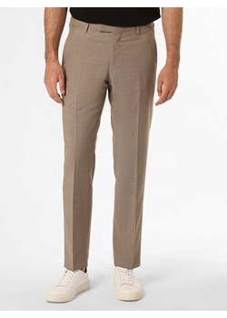 JOOP! Męskie spodnie od garnituru modułowego Mężczyźni Modern Fit nugatowy marmurkowy ze sklepu vangraaf w kategorii Spodnie męskie - zdjęcie 159318042
