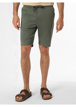 Lindbergh Spodenki Mężczyźni Bawełna khaki jednolity ze sklepu vangraaf w kategorii Spodenki męskie - zdjęcie 159318073