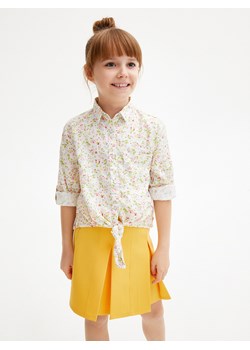 Reserved - Koszula z wiązaniem - złamana biel ze sklepu Reserved w kategorii Koszule dziewczęce - zdjęcie 159338851