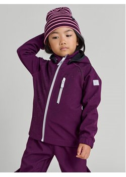 Reima Kurtka softshell Vantti 5100009A Fioletowy Regular Fit ze sklepu MODIVO w kategorii Kurtki dziewczęce - zdjęcie 160035904